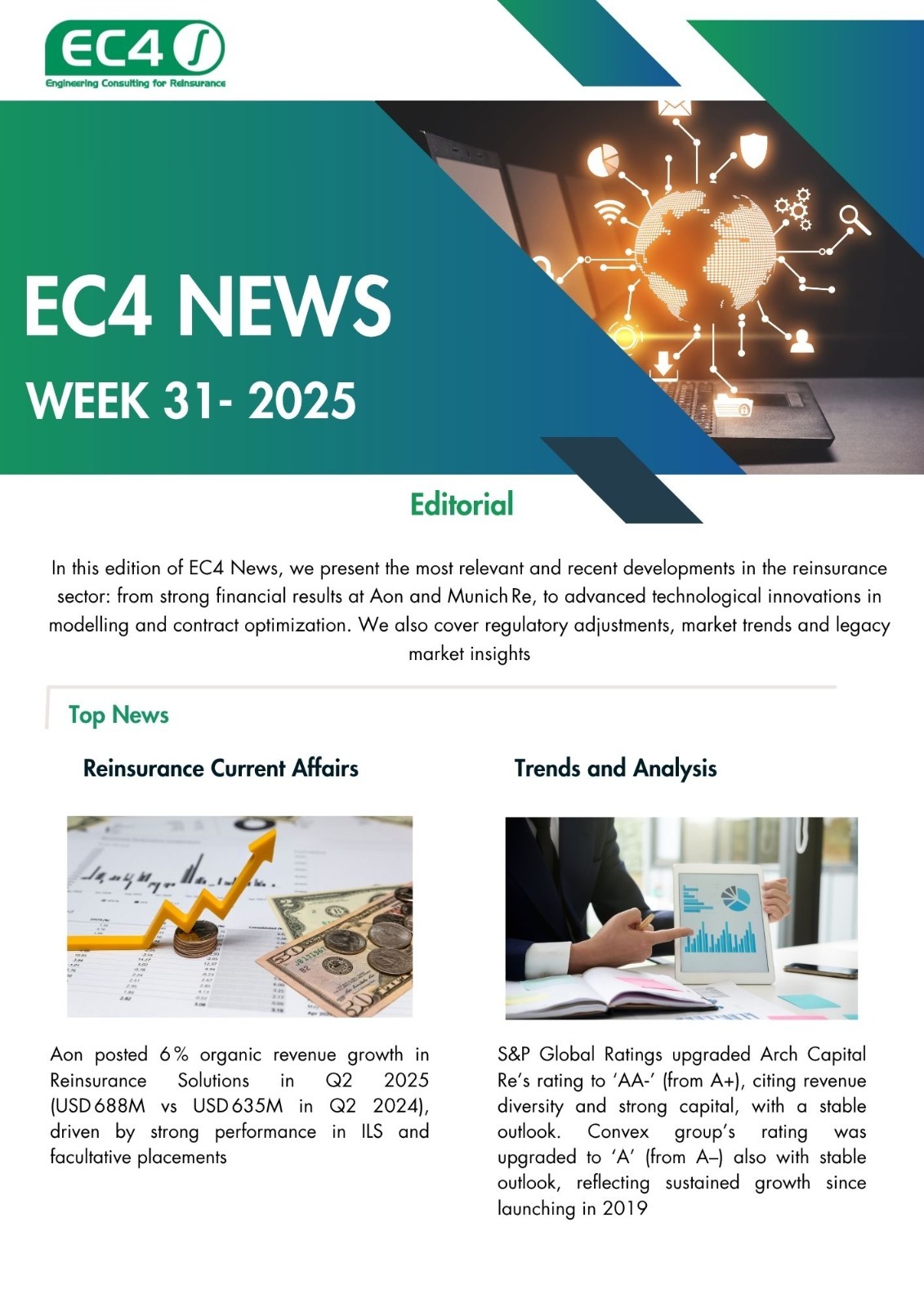 NEW EC4 NEWS WEEK 31-2025 / Growth in Reinsurance, Innovation, and Lessons from Hurricane Erick thumbnail